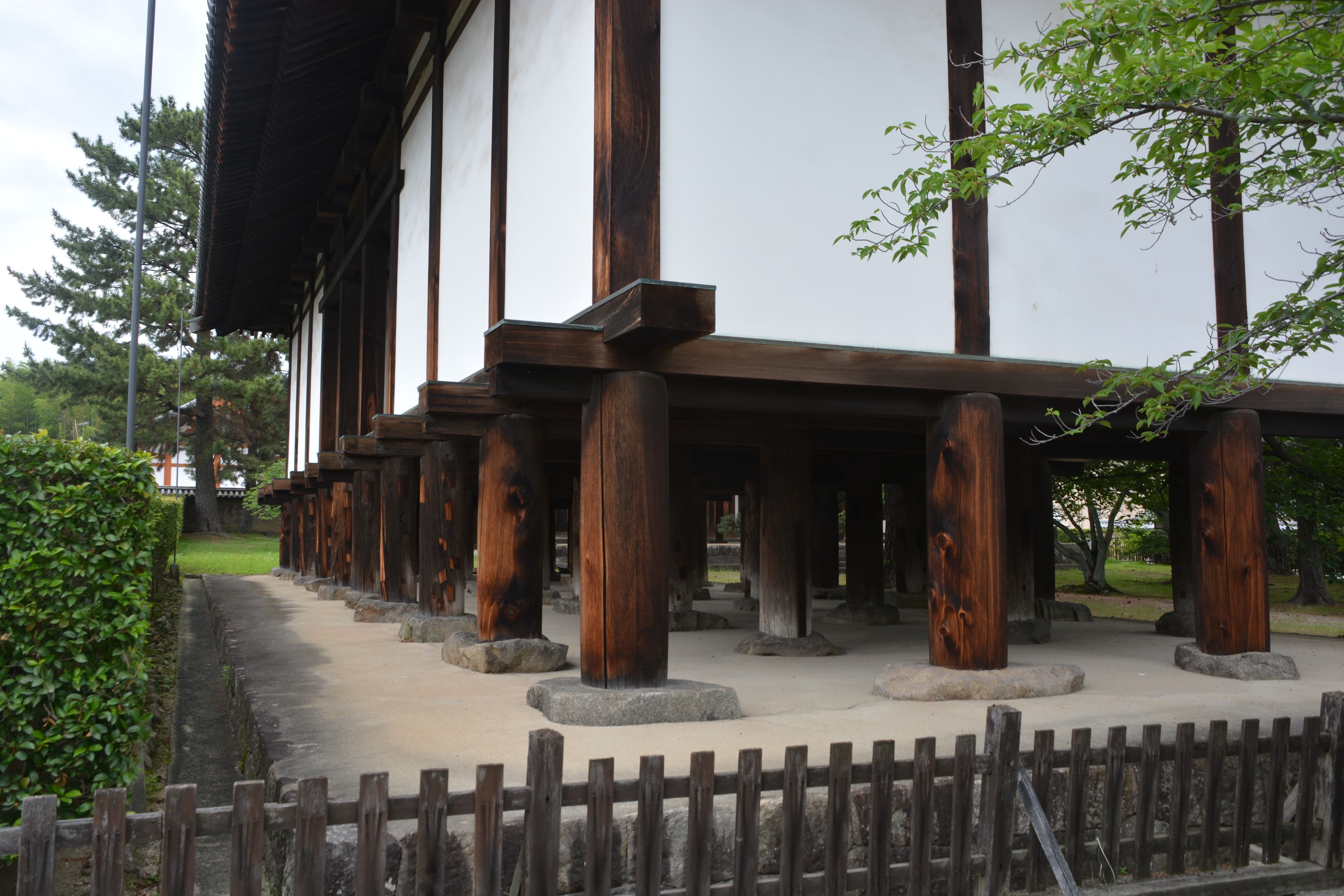 Storehouse, Horyu-ji, Ikaruga, Nara Prefecture, Japan.