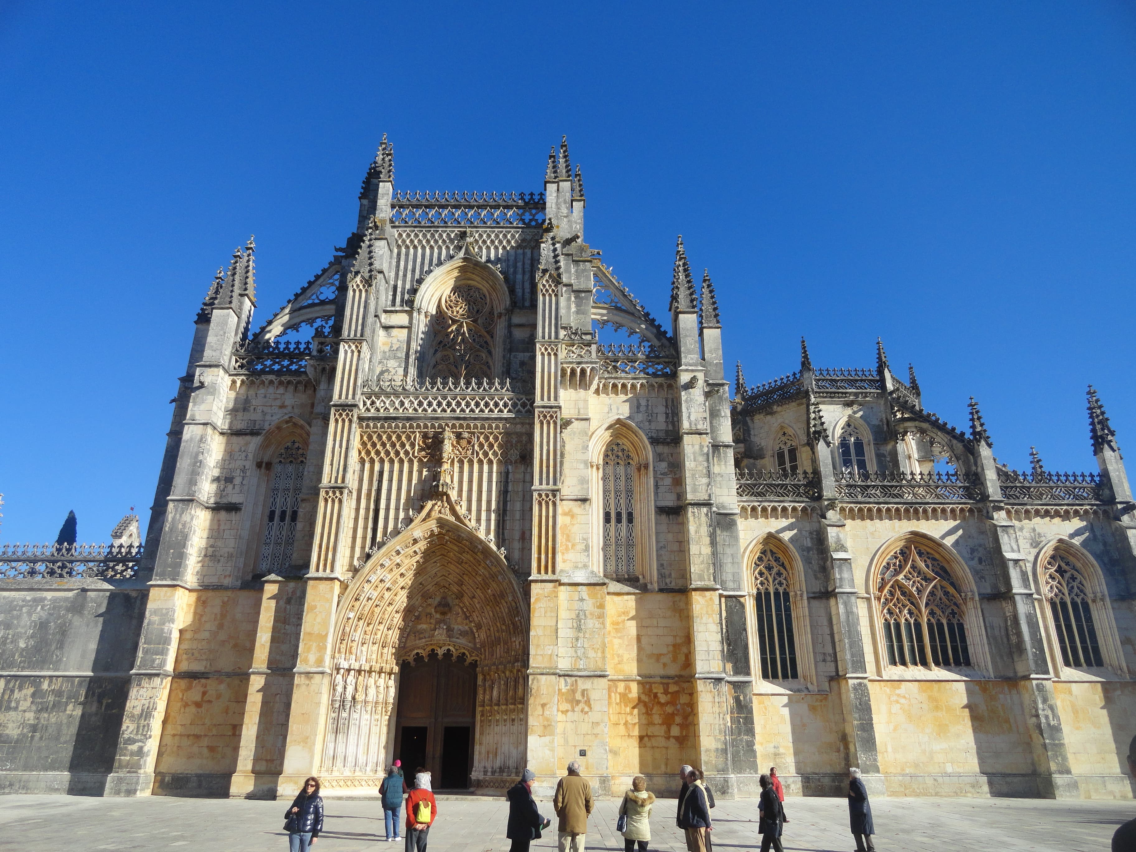 Monastery of Batalha exterior, Batalha, Portugal.