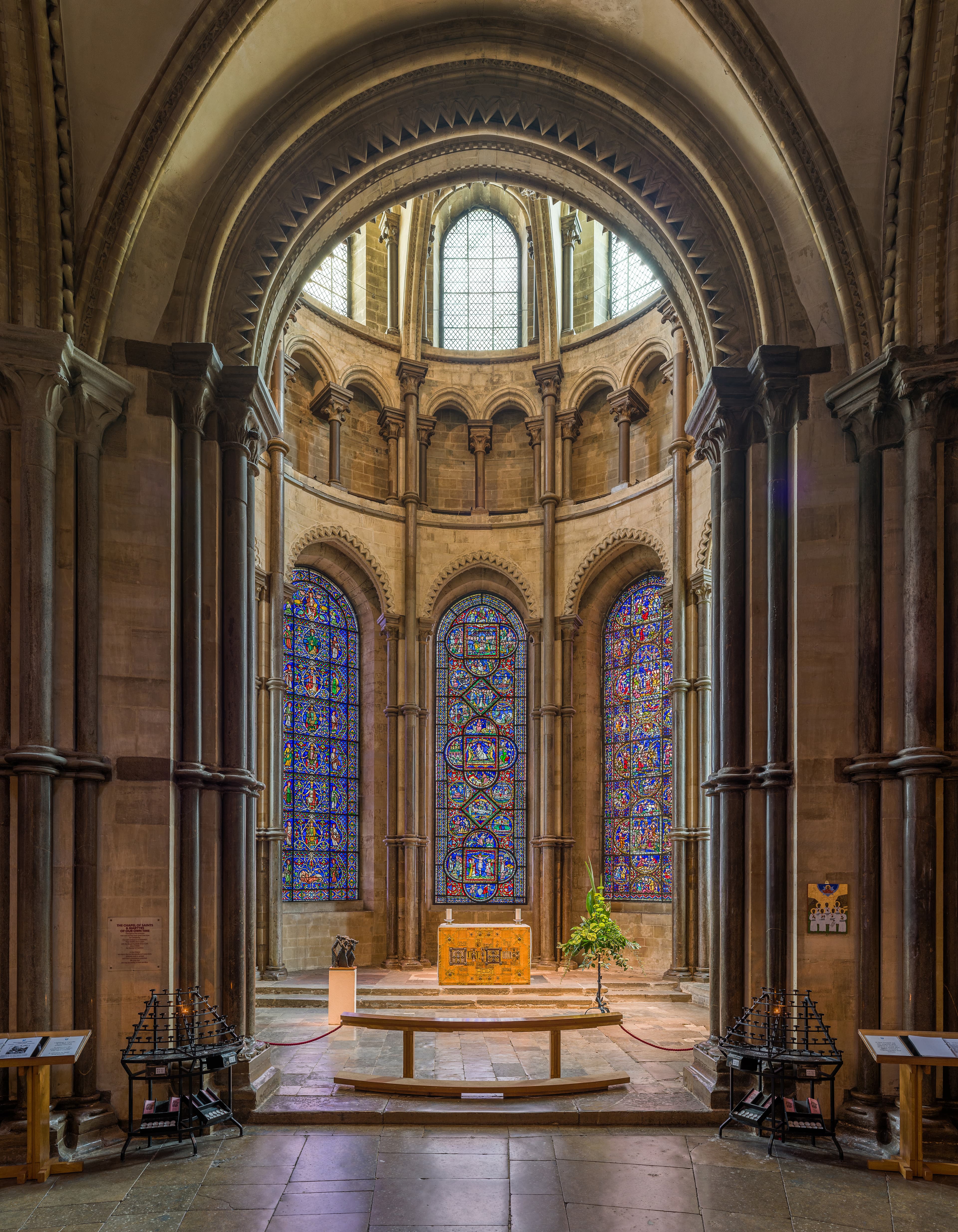 Corona Chapel, Canterbury Cathedral, Canterbury, Kent, England.
