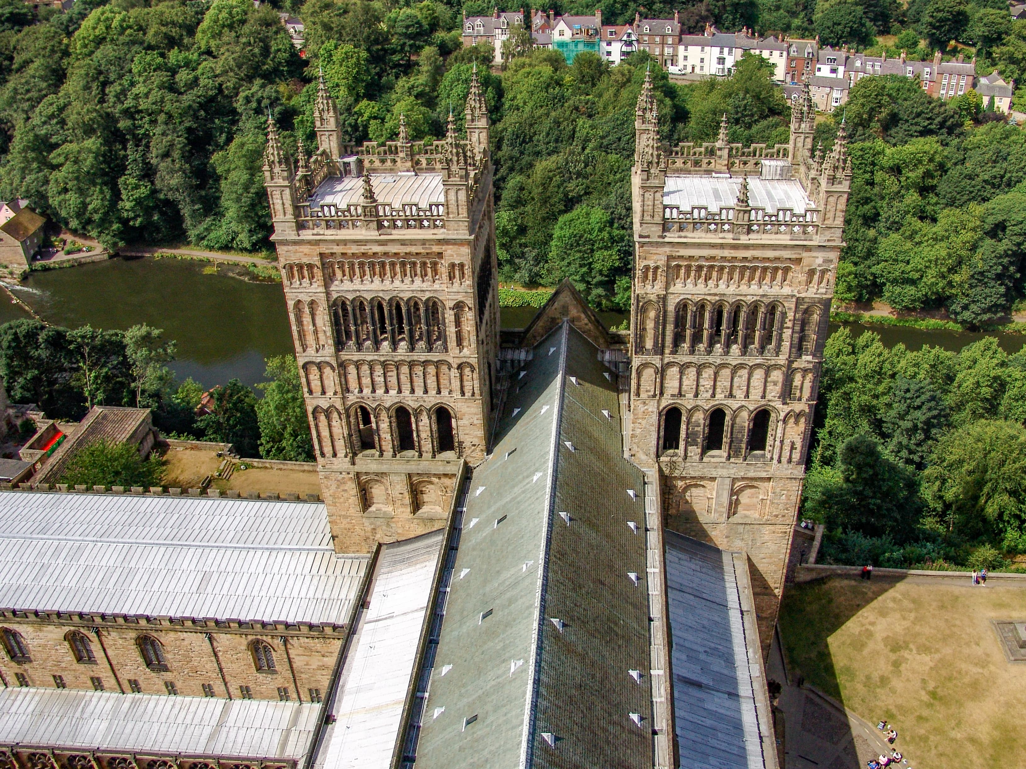 Durham Cathedral seen above the River Wear.