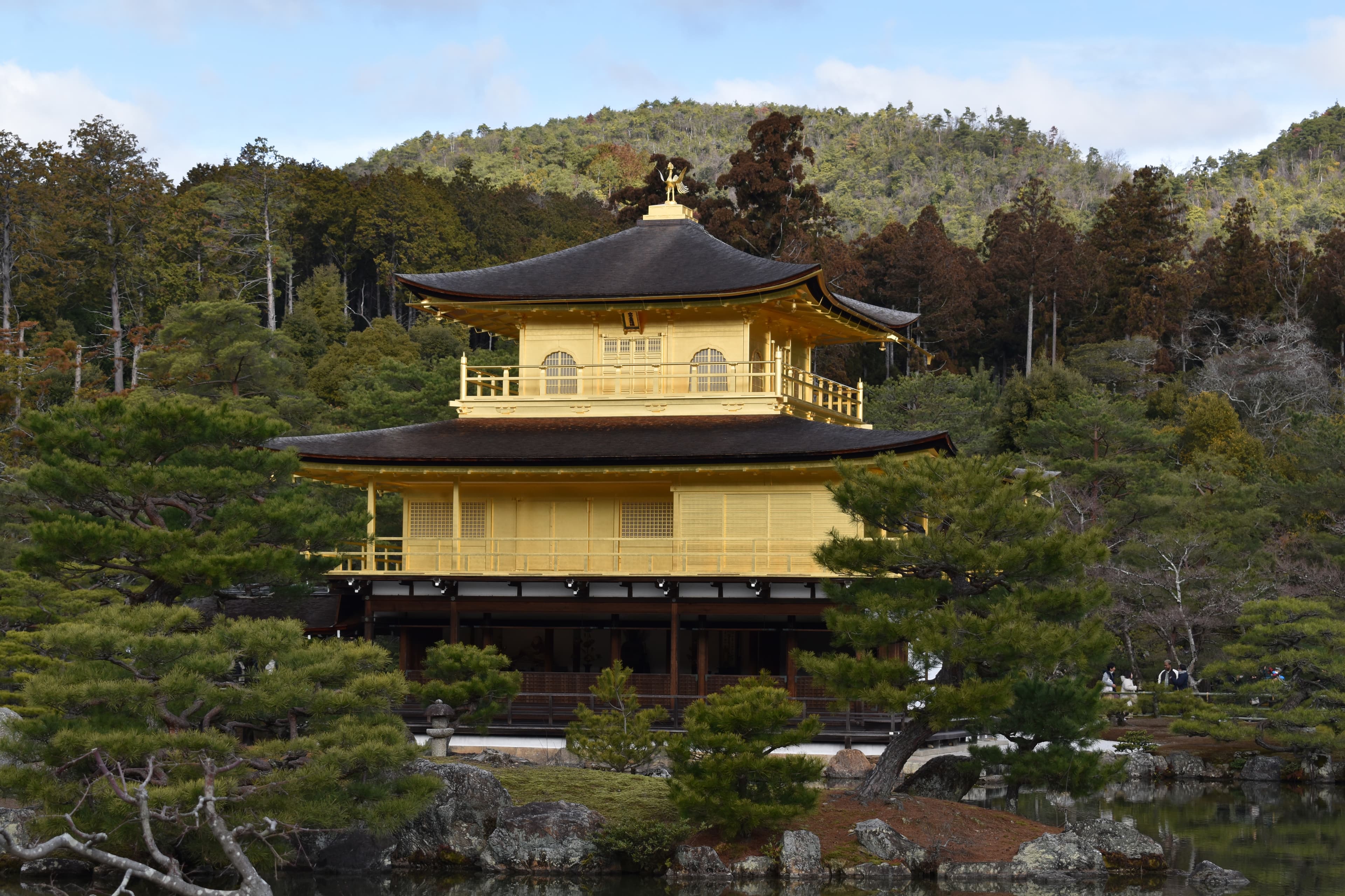 The Golden Pavilion at Kinkaku-ji in Kyoto, Japan.