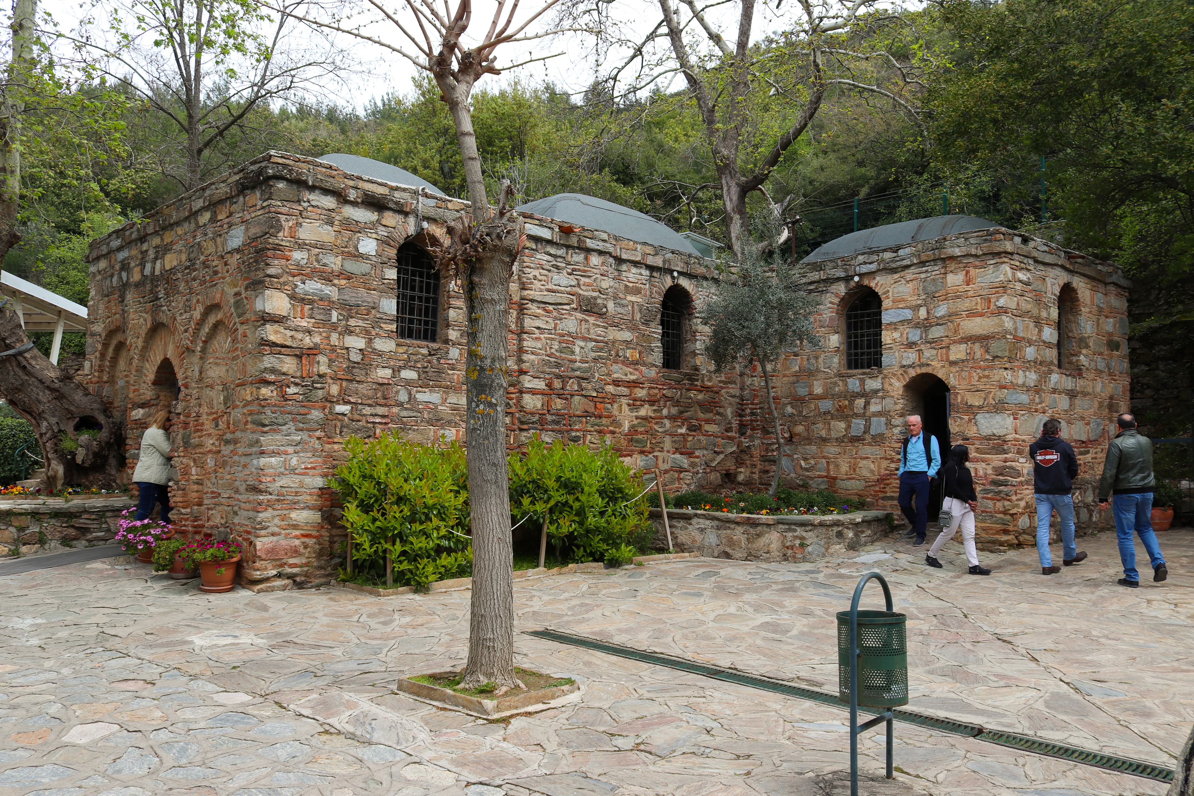 General view of the House of the Virgin Mary shrine near Ephesus, Turkey.