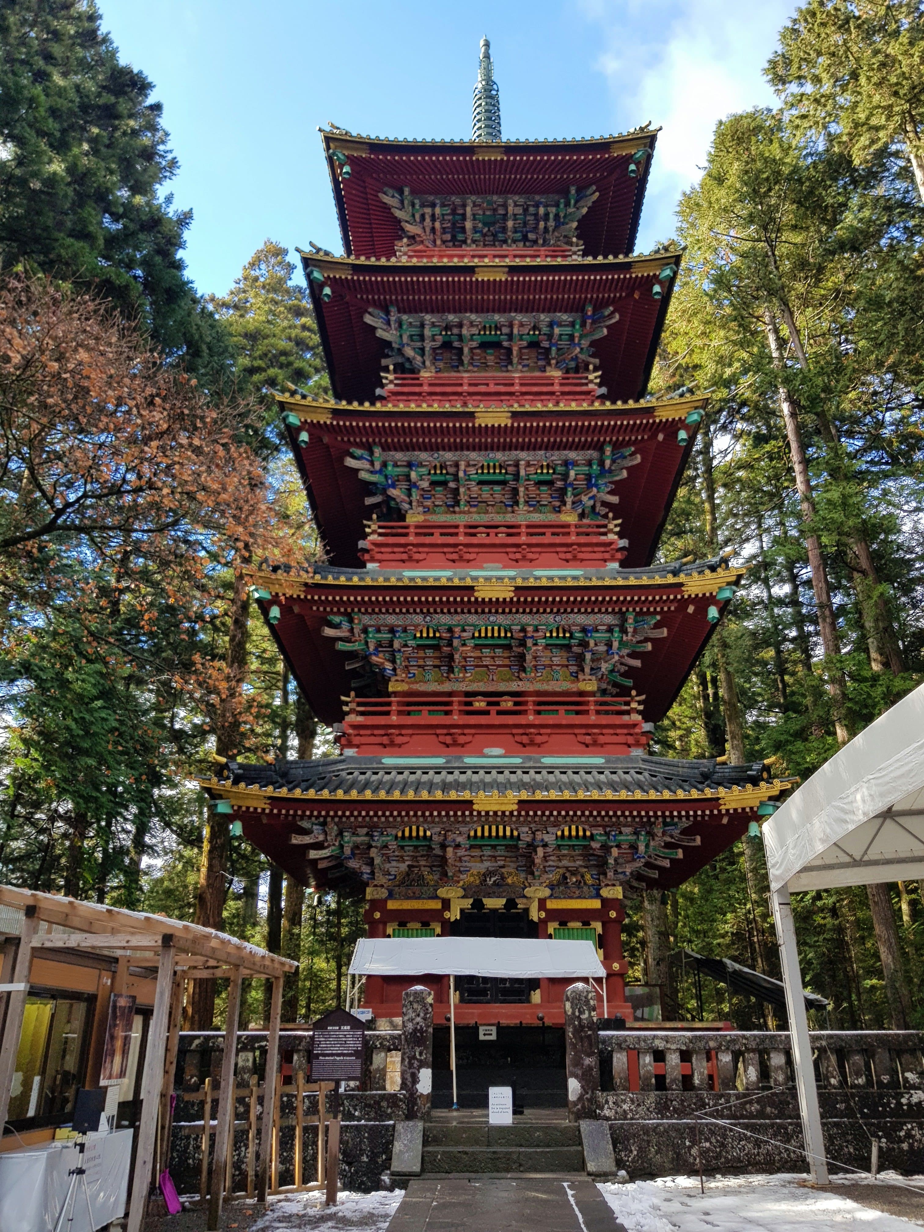 Pagoda of Five-storied Pagoda, Nikko Toshogu, Nikko, Tochigi Prefecture, Japan.