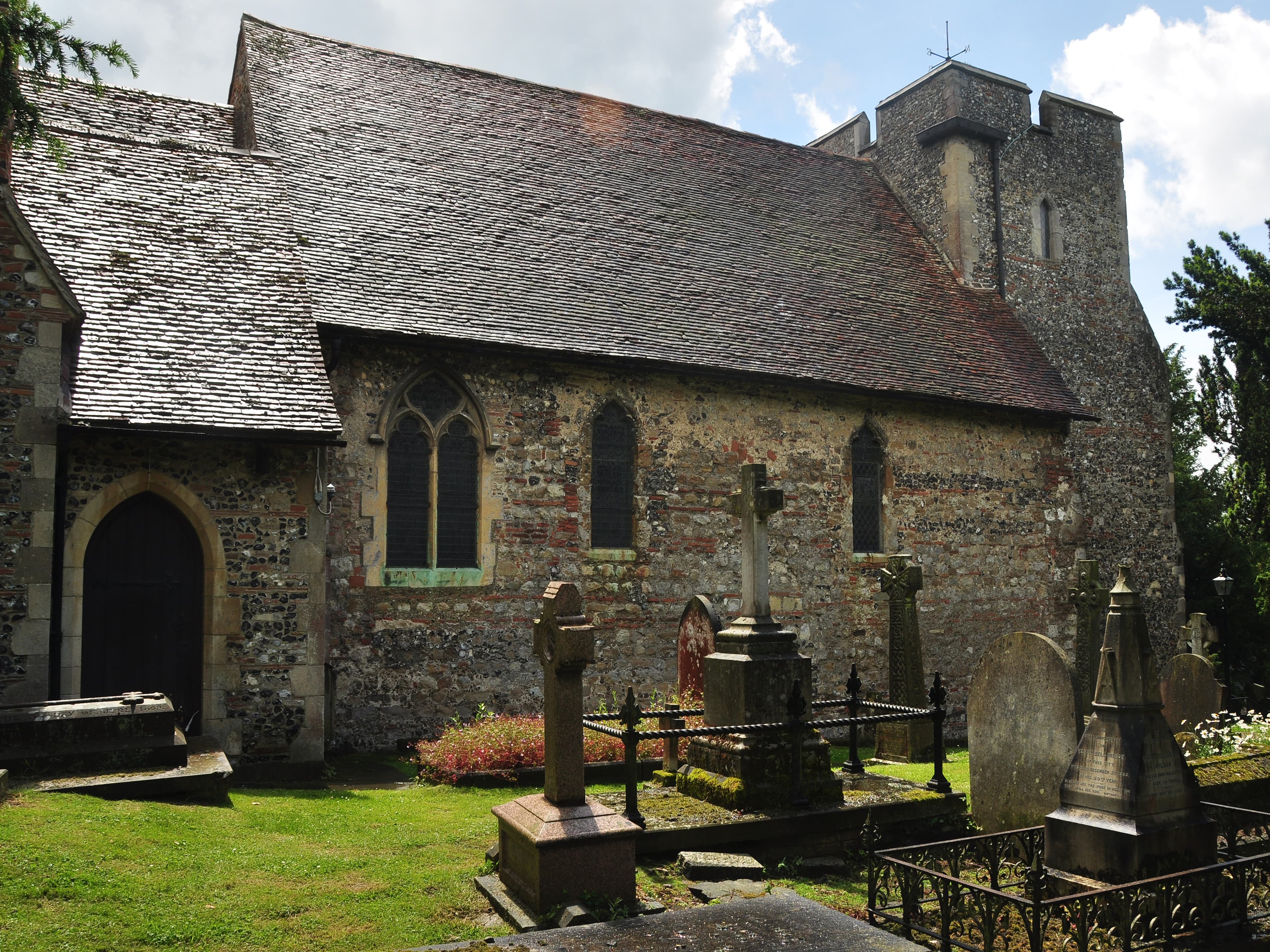 St Martin's Church, Canterbury exterior, Canterbury, Kent, England.