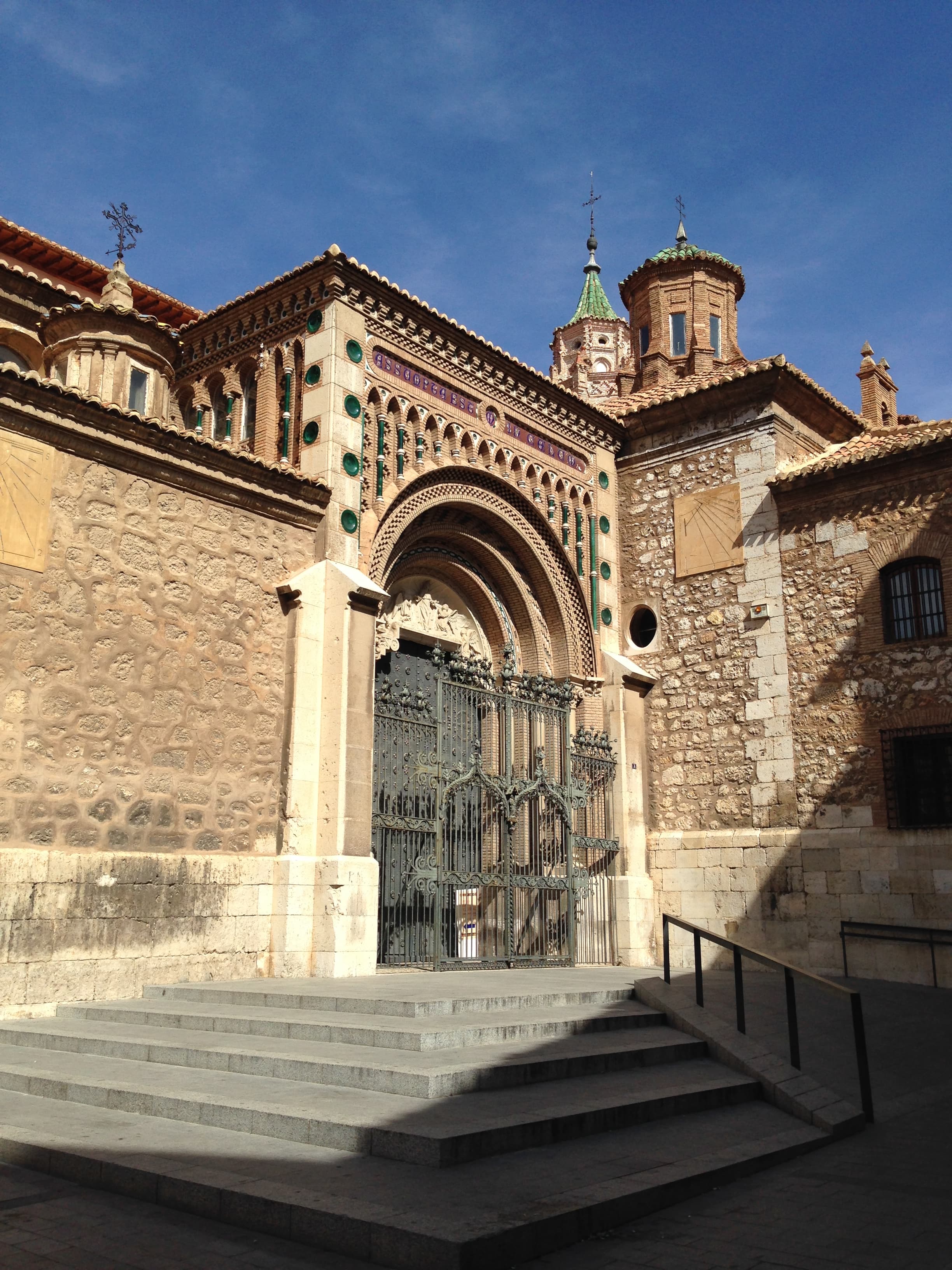 Exterior of Teruel Cathedral in Teruel, Spain.