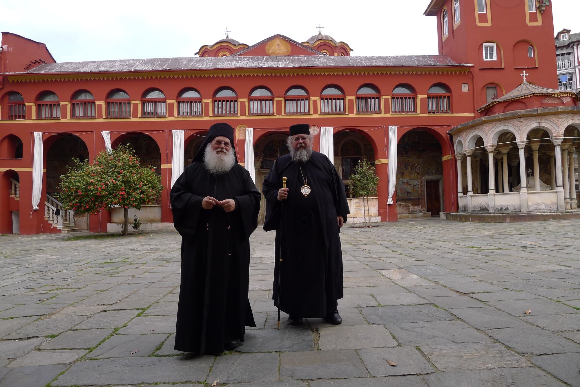 Vatopedi Monastery, Mount Athos, Greece.
